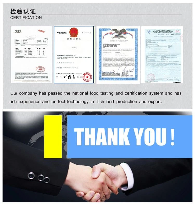product-1-1 Inspection certificate for parrot food